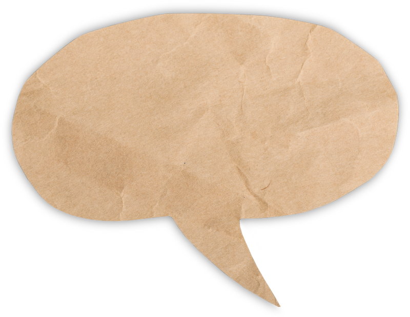 Collection Paper Speech Bubble